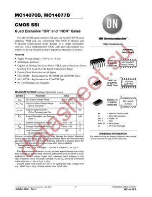 MC14077BDR2 datasheet  